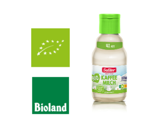 Organic coffee milk 4%, 165 ml