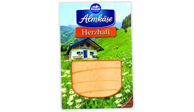 Bergader alpine cheese Hearty slices 100 g