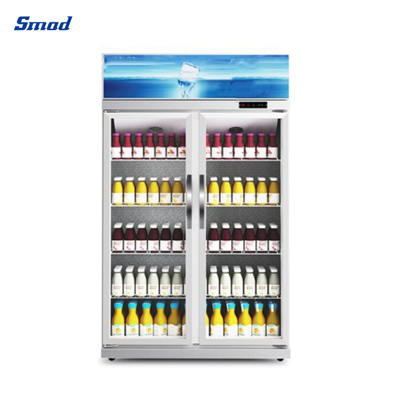 چیلر نمایشگر عمودی درب دو شیشه ای 450 لیتری